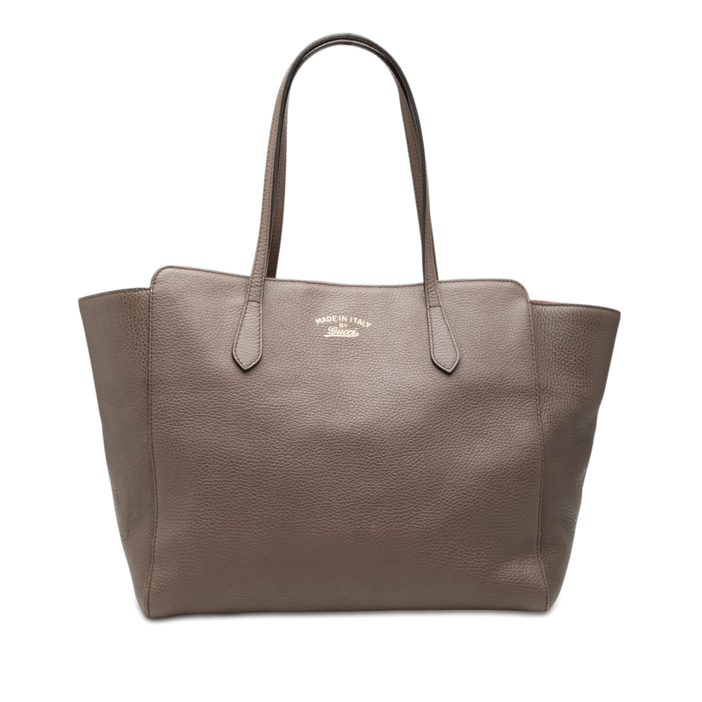 Pre-Loved Gucci Medium Calfskin Swing Tote